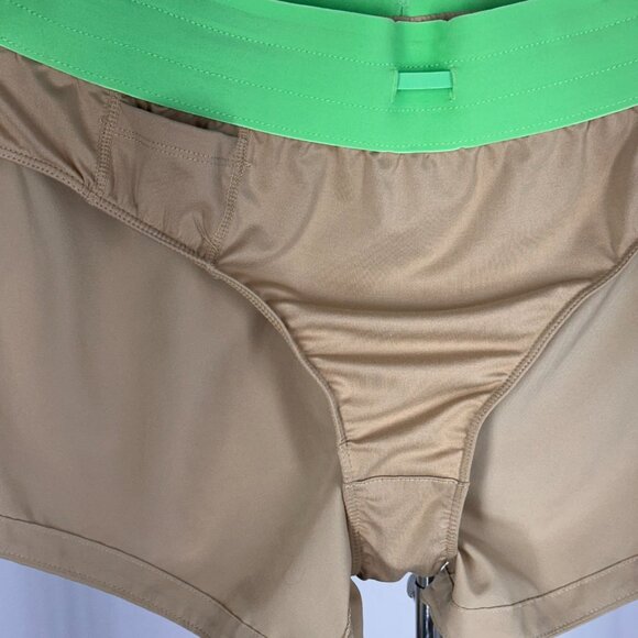 Fabletics Running Set | Tan Lime Green Cobalt Blue | Women's M | Athleisure - Picture 12 of 14